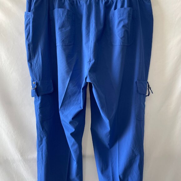 Zenergy by Chico’s Womens Blue High Rise Cropped Cargo Pant Size 3 US XL/16 - Picture 4 of 14